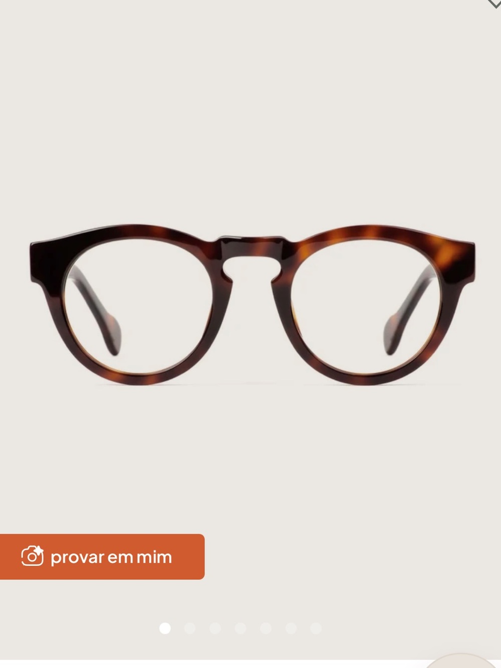 Round Tortoiseshell Eyeglass brown - Zerezes